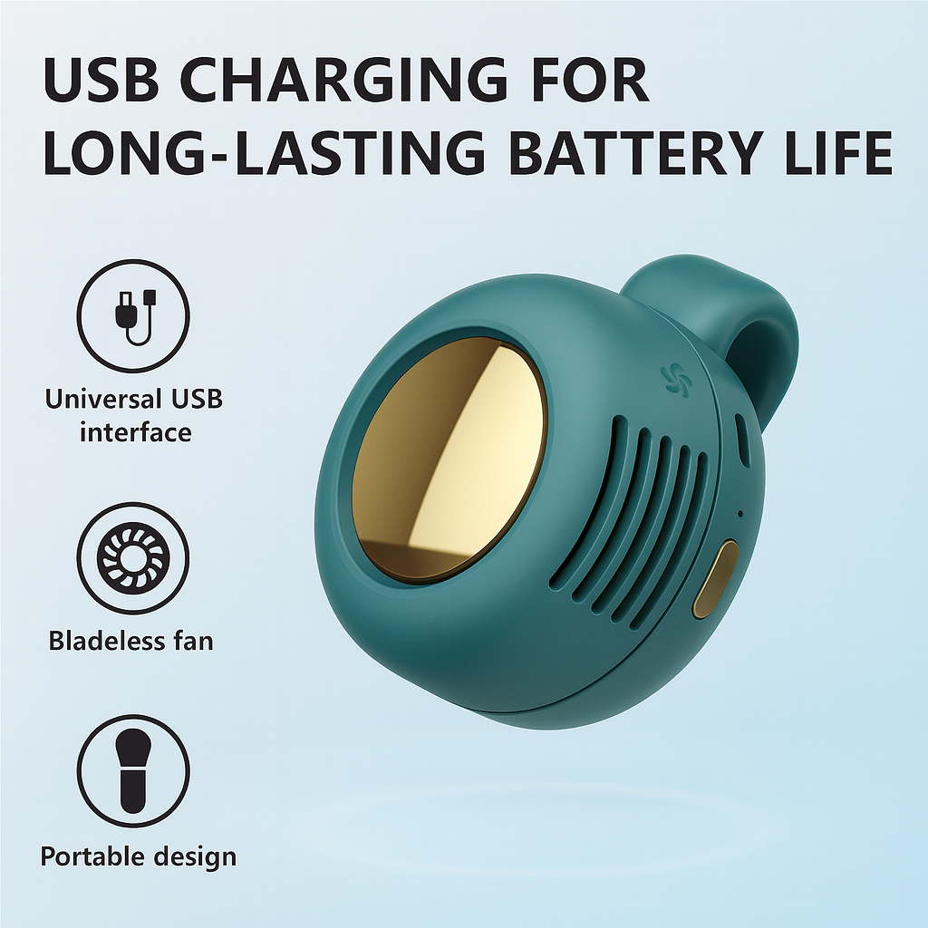 Wearable Bladeless Cooling Fan™