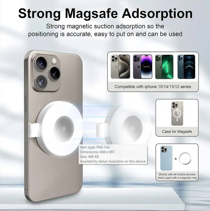 Magnetic Wireless ultimate Selfie Ring Light™