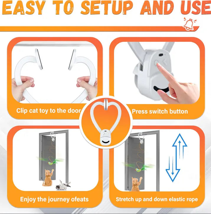 Door Hanging Flying Cat Toy™