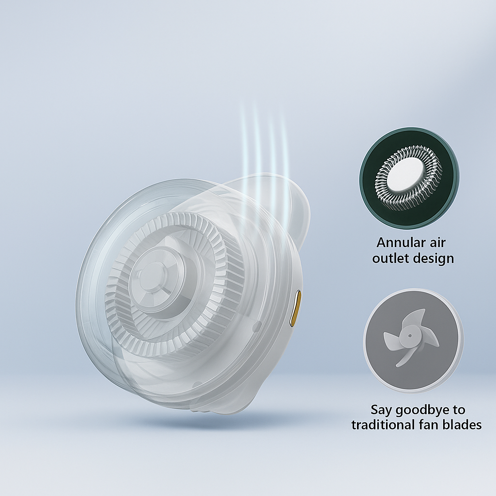 Wearable Bladeless Cooling Fan™