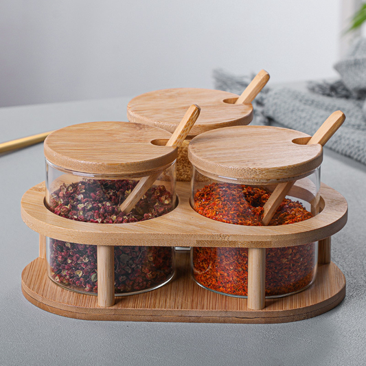 Bamboo Elegance Kitchen Storage Set™