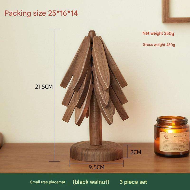 Personalized Walnut Wooden Coasters Set™