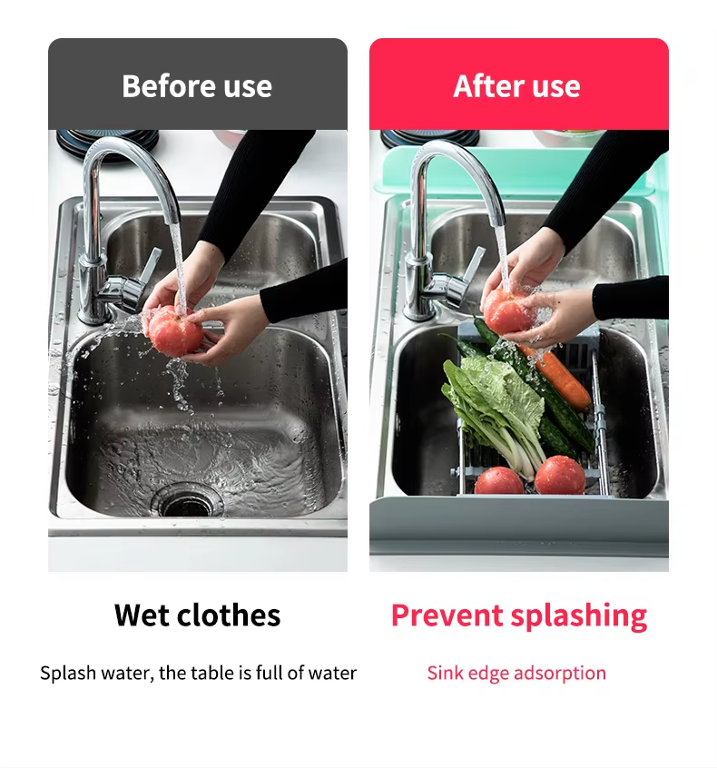 Eco-Friendly Silicone Sink Splash Guard™